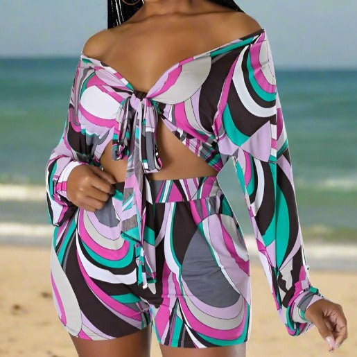 SEXY TING SUMMER TWO PIECE SET