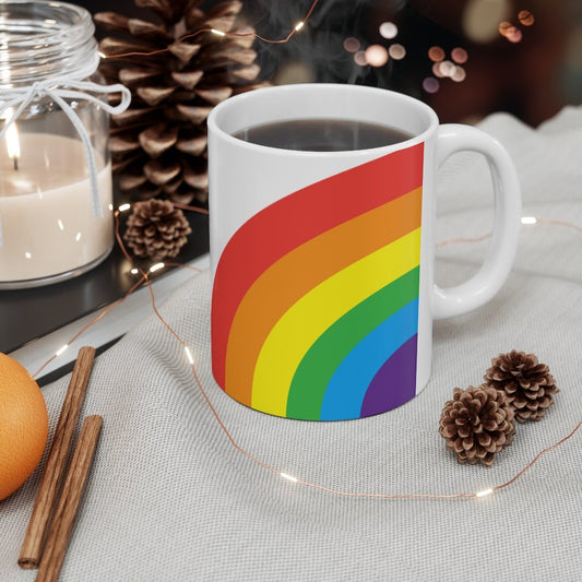 Pride Rainbow Love Mug 11oz