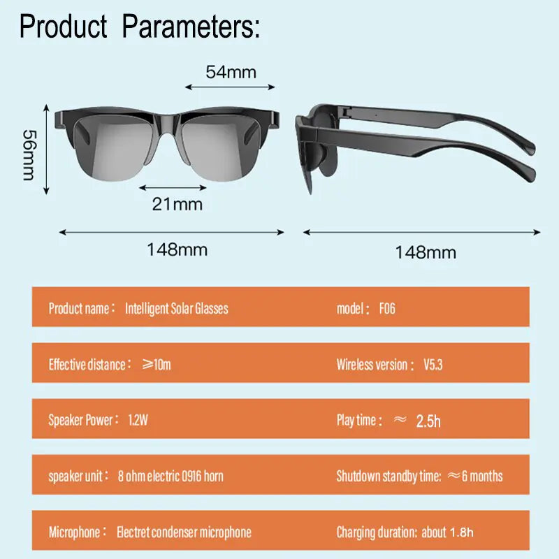 Smart Bluetooth Sunglasses