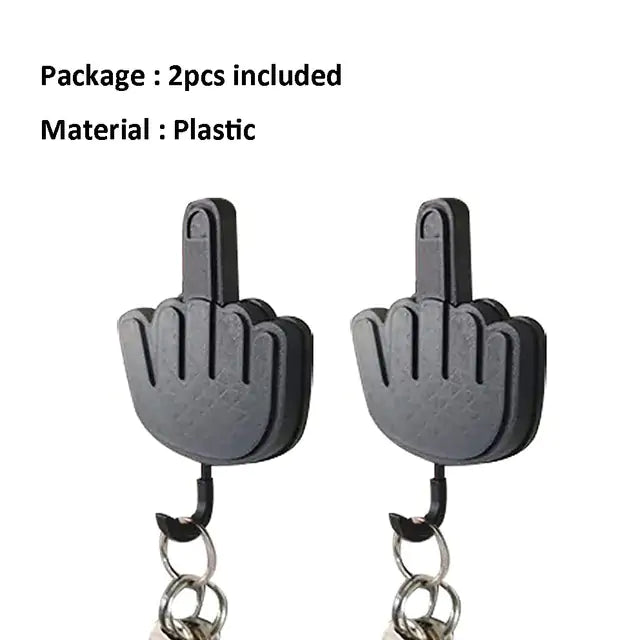 Middle Finger Hook Key Holder