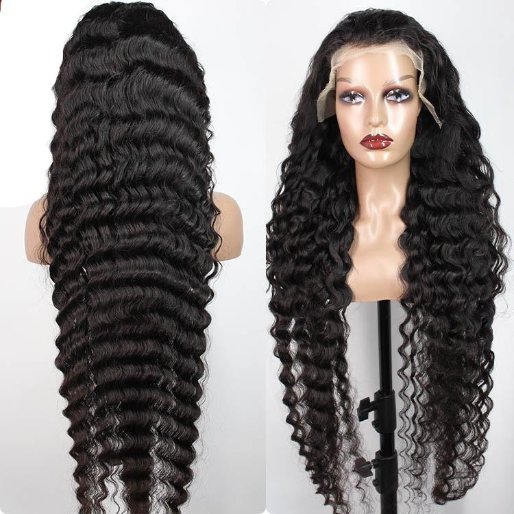 13x6 Loose Deep wave Lace Frontal Human Hair Wigs