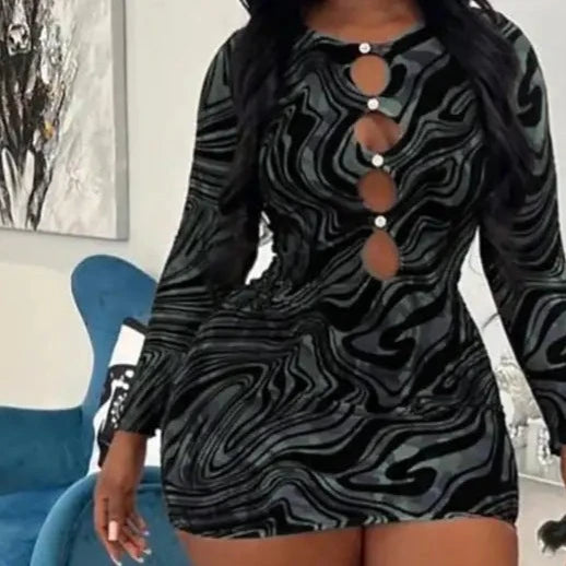 Cutout Mini Dress