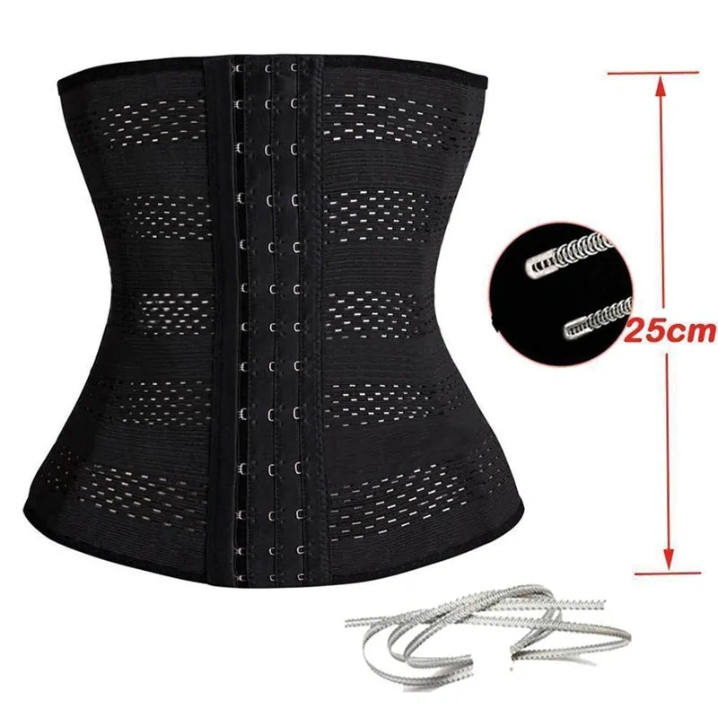 Women Breathable Latex Waist Trainer