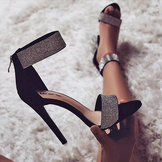 Gloria Rhinestones Heels