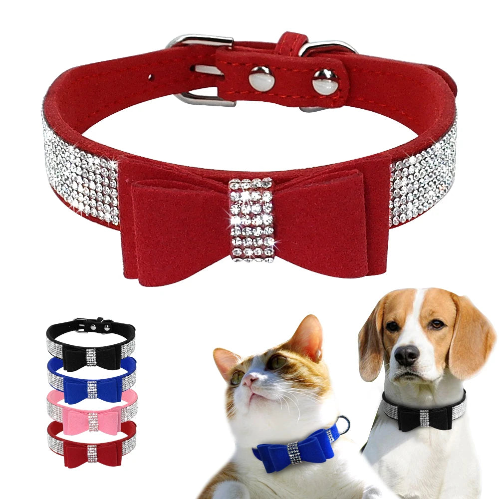 Bling Rhinestone Collar for Small/Medium Pets