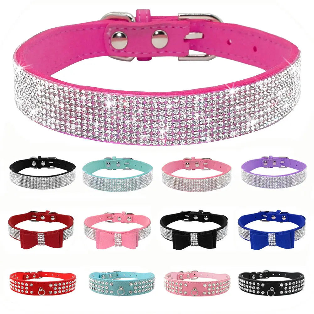 Bling Rhinestone Collar for Small/Medium Pets