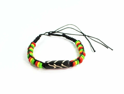 Wi A Friend Rasta Friendship Bracelet