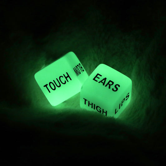 Dice Me in the Dark Glowing Dice