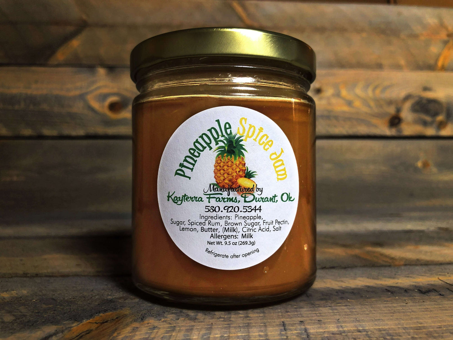 Pineapple Spice Jam ~ 9.5 oz