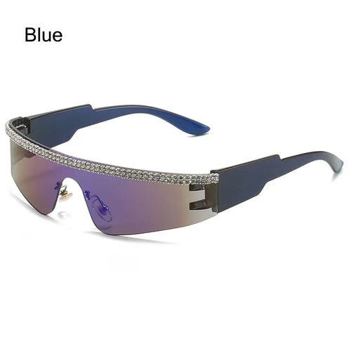 Y2k Rimless Diamond Sunglasses