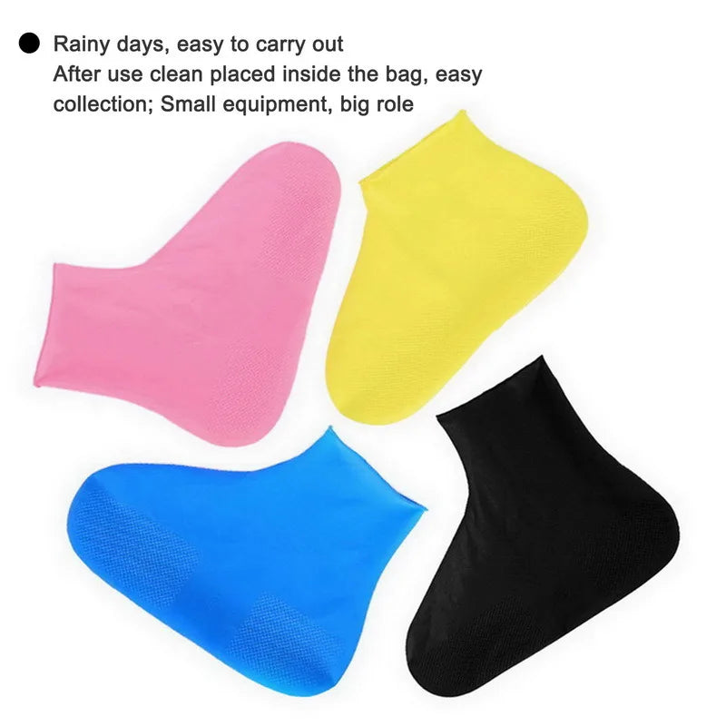 Waterproof Reusable Non-Slip Rain Shoe Covers Protector