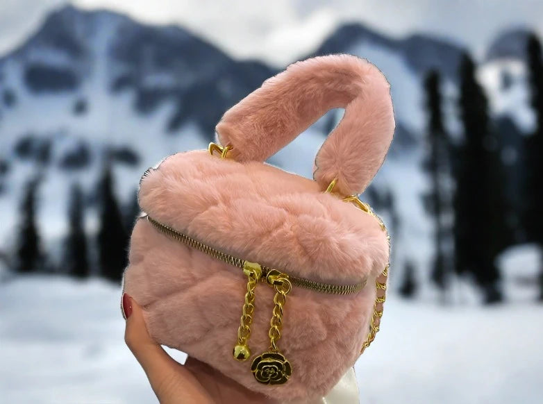 Plush Faux Fur Bag