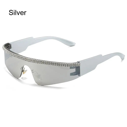 Y2k Rimless Diamond Sunglasses