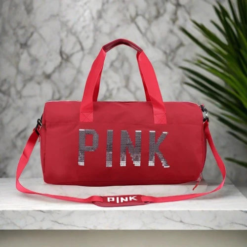 PINK GYM/OVERNIGHT BAG