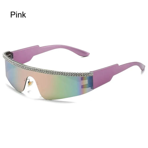 Y2k Rimless Diamond Sunglasses