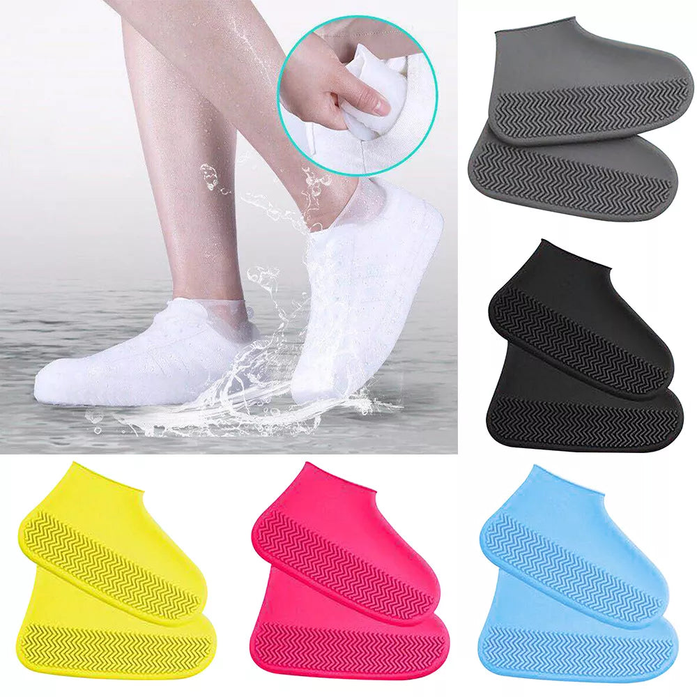 Waterproof Reusable Non-Slip Rain Shoe Covers Protector