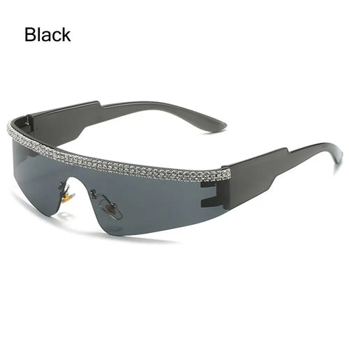 Y2k Rimless Diamond Sunglasses