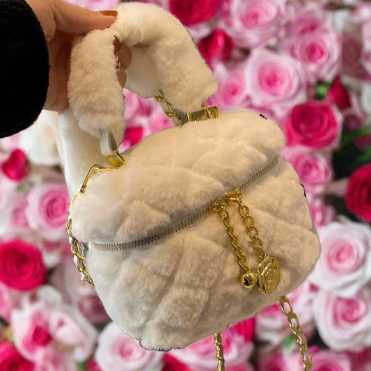 Plush Faux Fur Bag