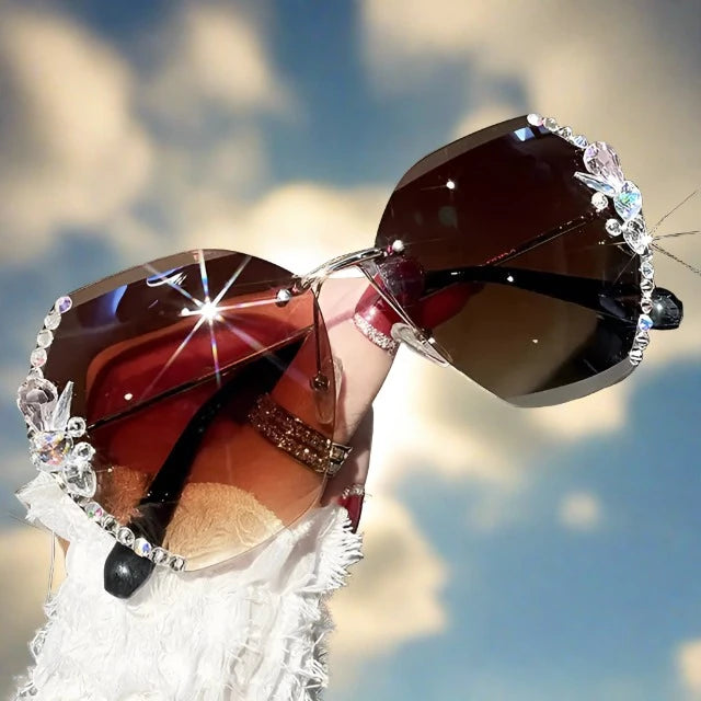 Mia Rhinestone Sunglasses