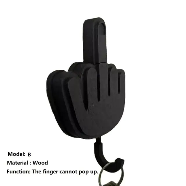 Middle Finger Hook Key Holder