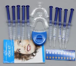 Professional Teeth Whitening Kit with Peroxide Gel and LED Light