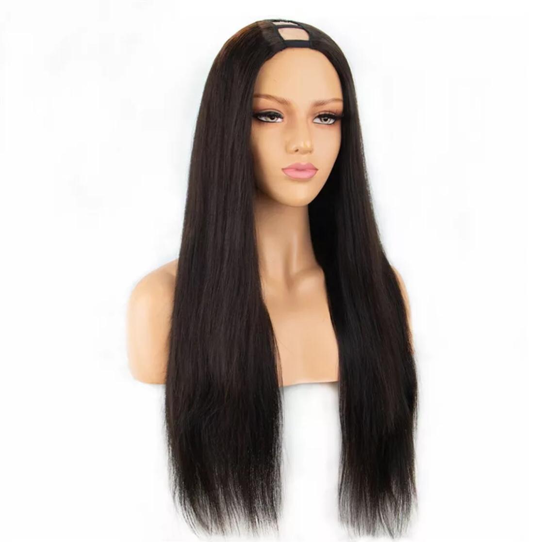 Brazilian U Part Wig Straight Hair Human Hair Wigs