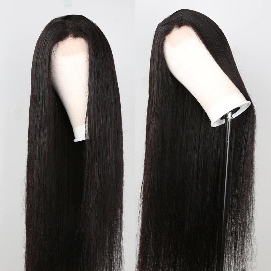 Straight Lace Closure Human Hair Wigs