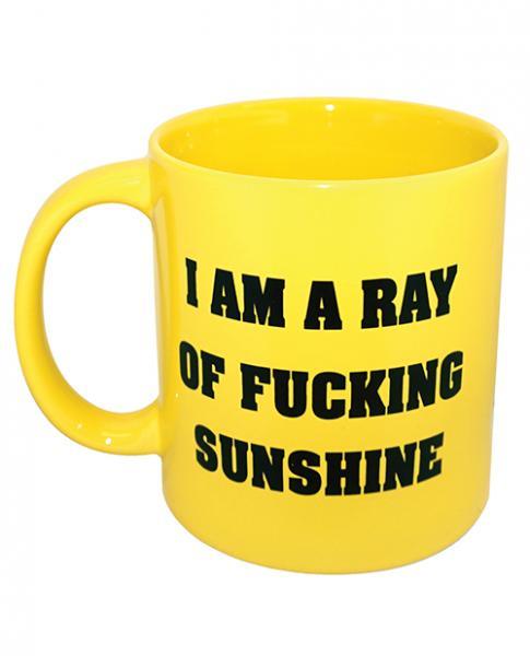 Attitude Mug I Am A Ray Of F*cking Sunshine Yellow 22OZ