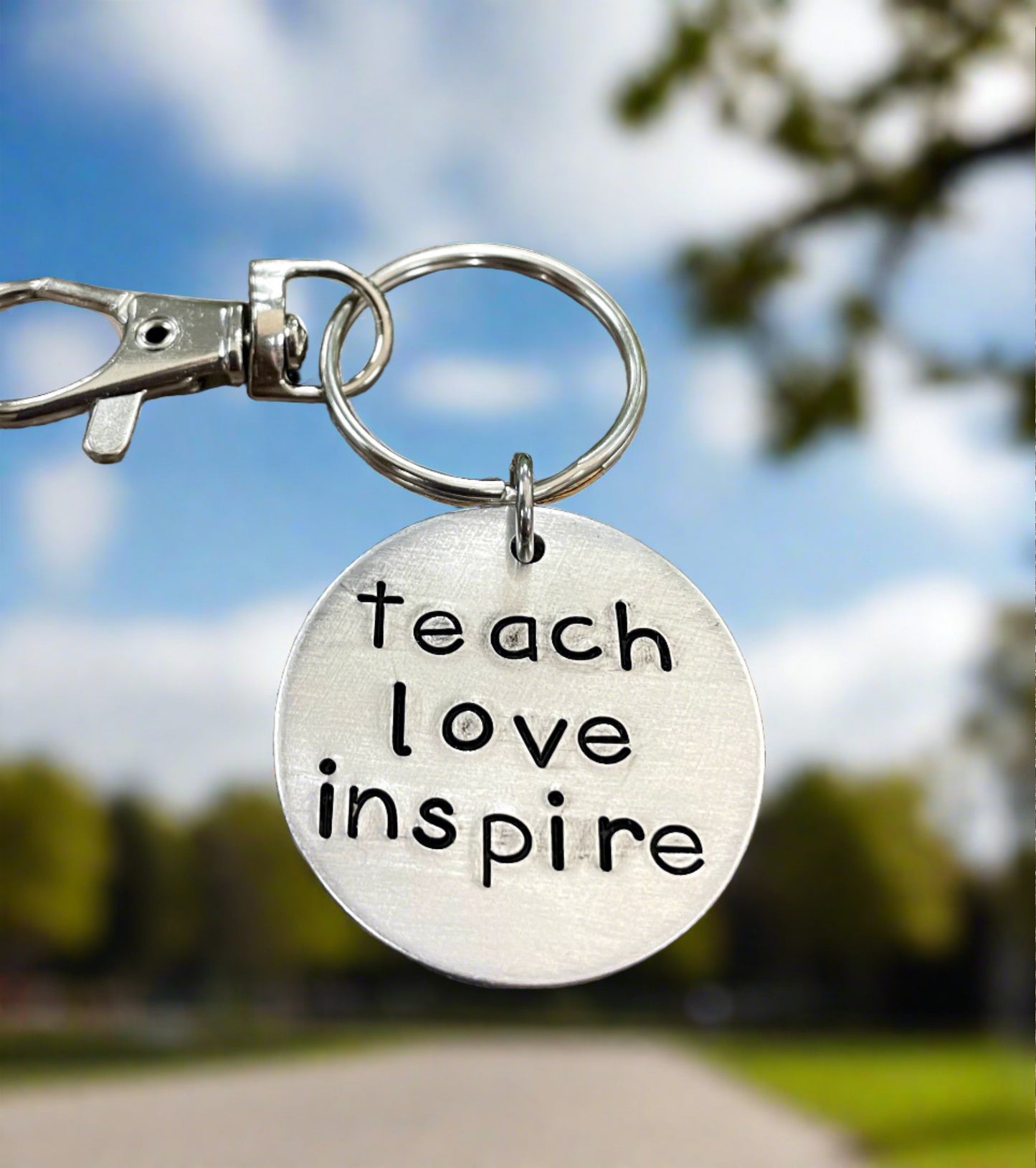 Teach Love Inspire Key Chain