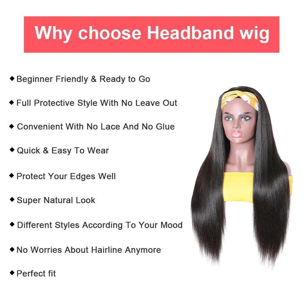 Brazilian U Part Wig Straight Hair Human Hair Wigs