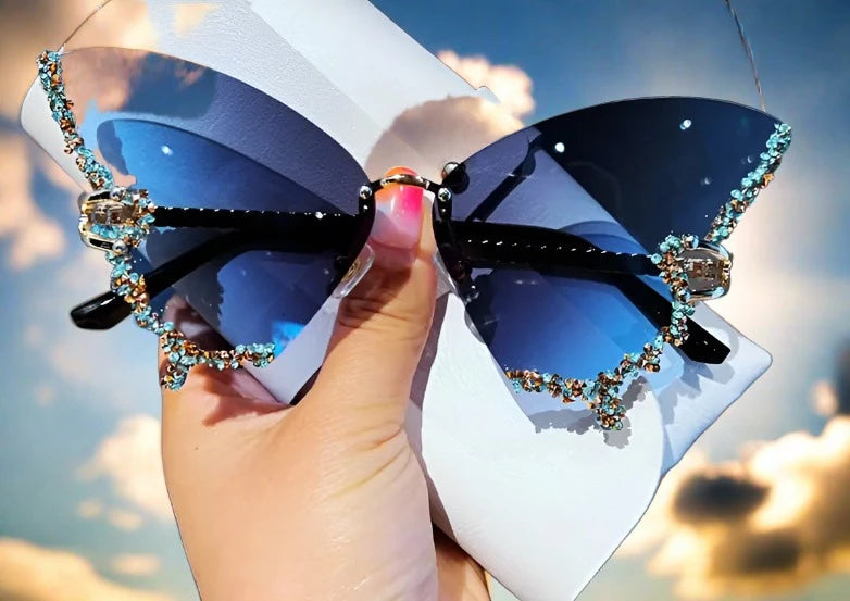 Diamond Butterfly Sunglasses